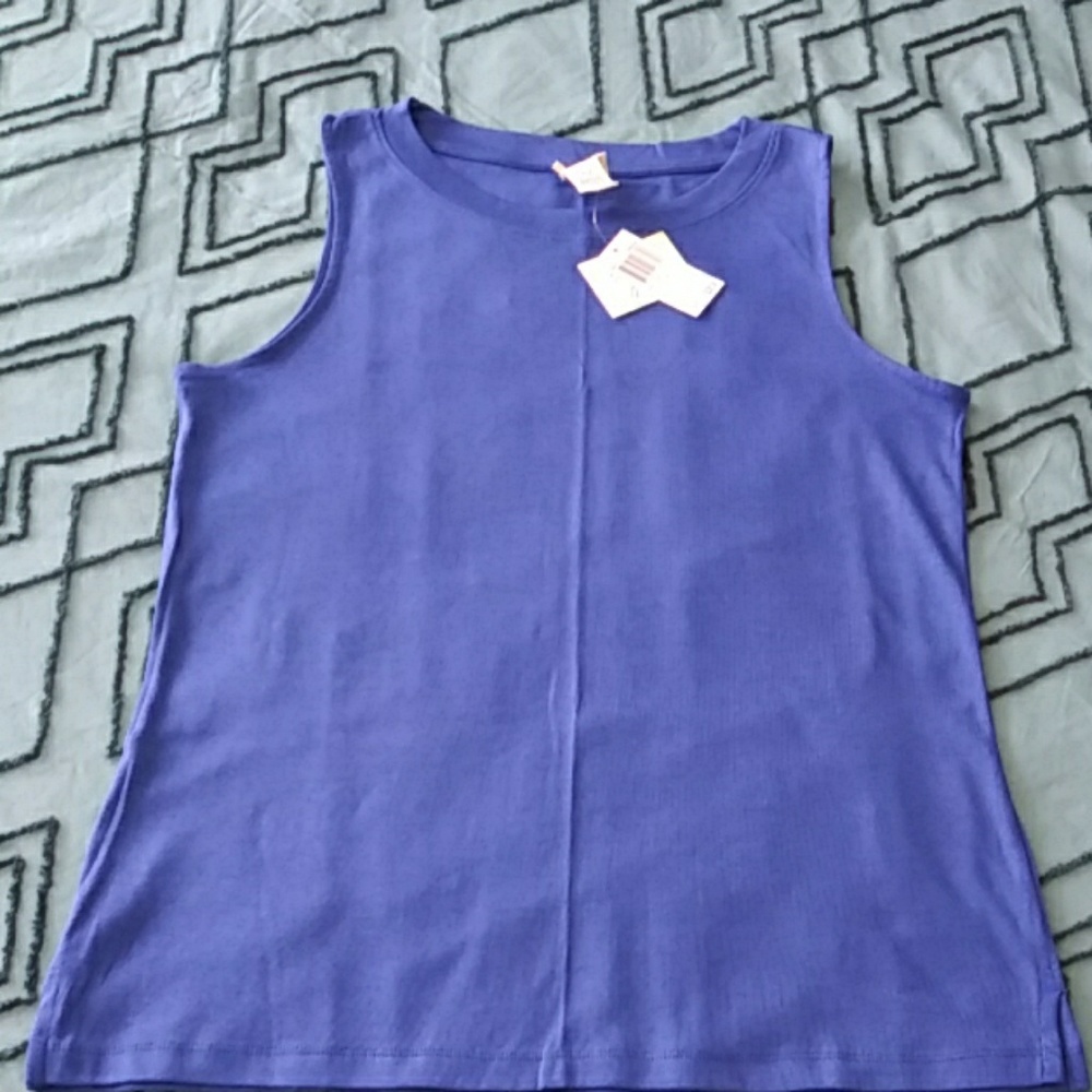 Royal blue sleevlees top